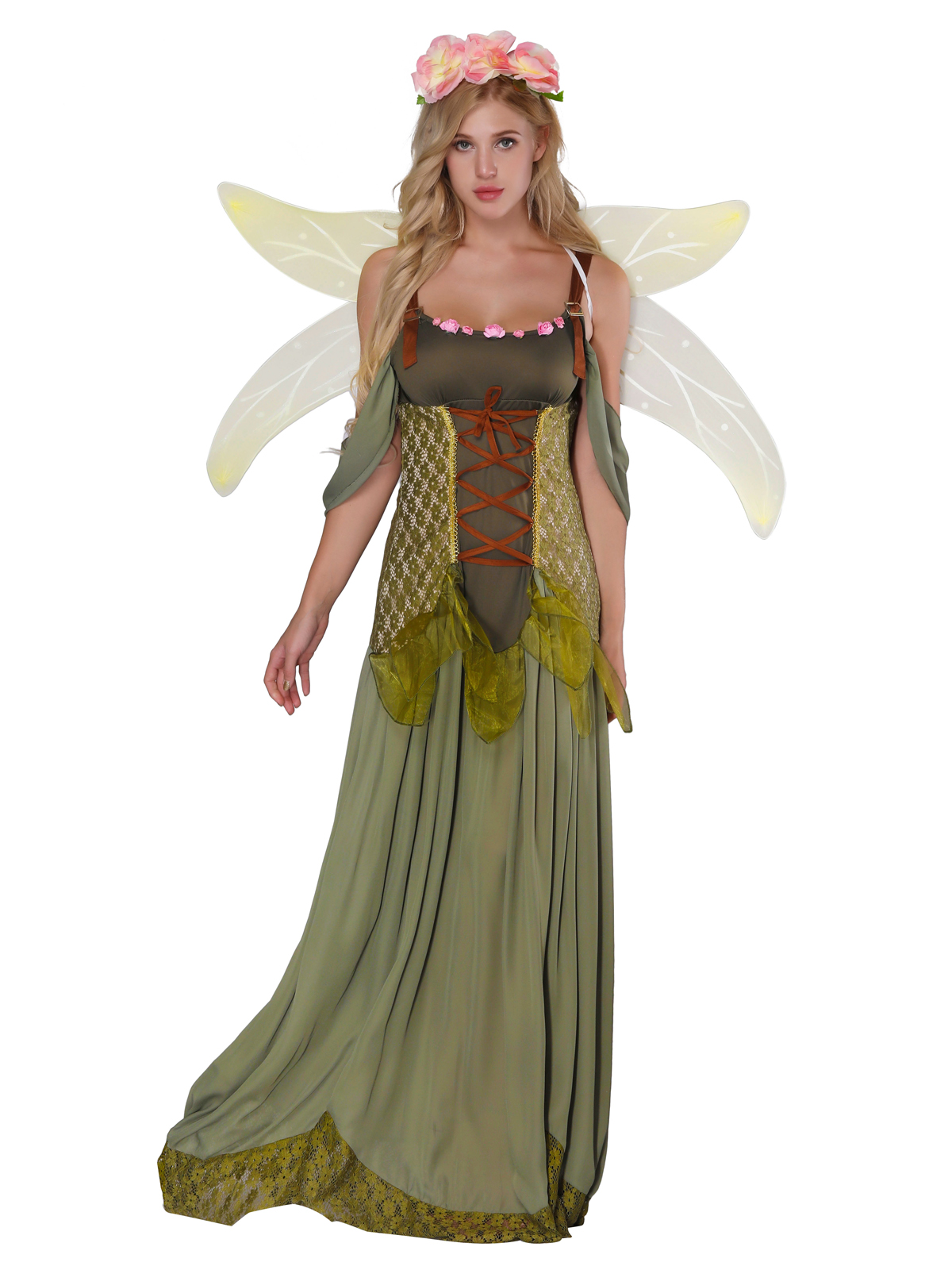 F1824 Forest Princess Costume Adult Halloween Fairy Costume